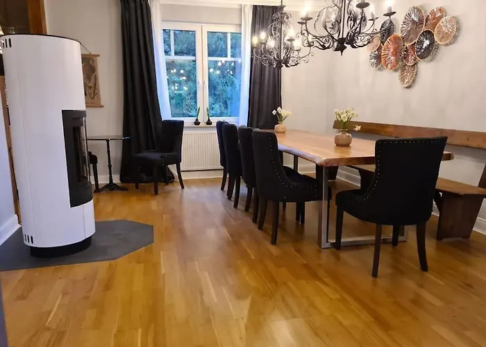 Gruppenhaus Mit Grillkota Fuer 16 Personen In Hahnenklee 戈斯拉尔